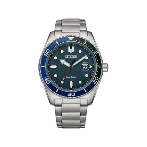 Montre CITIZEN sunset eco-drive homme eco-drive bracelet acier gris