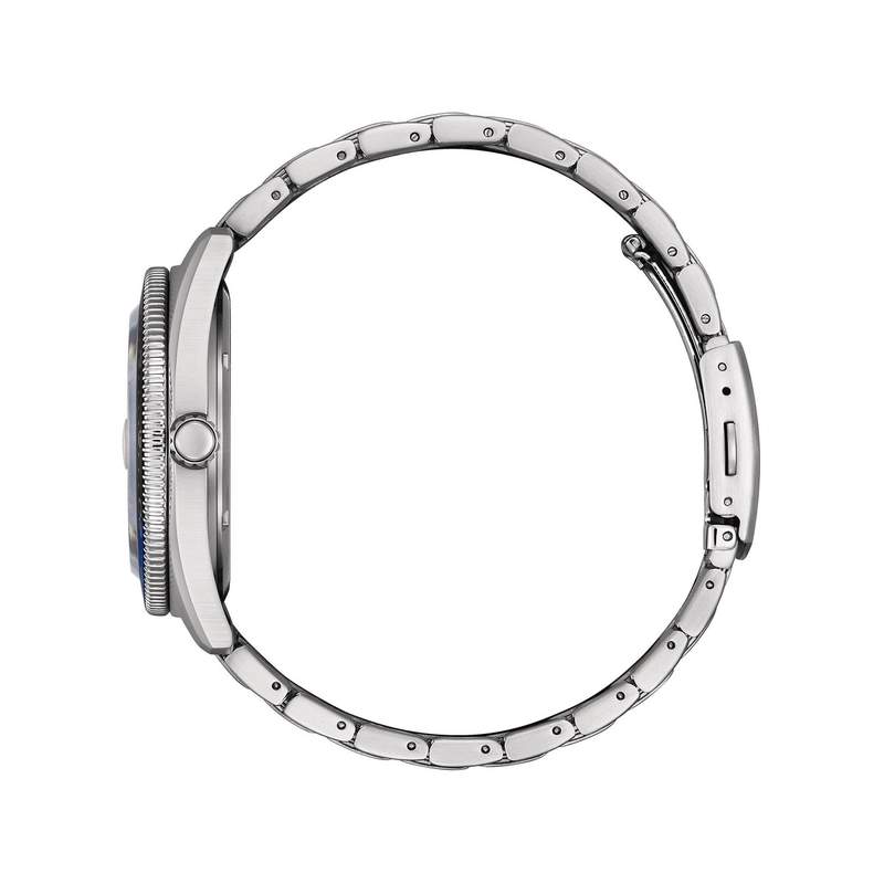 Montre CITIZEN sunset eco-drive homme eco-drive bracelet acier gris - vue 2
