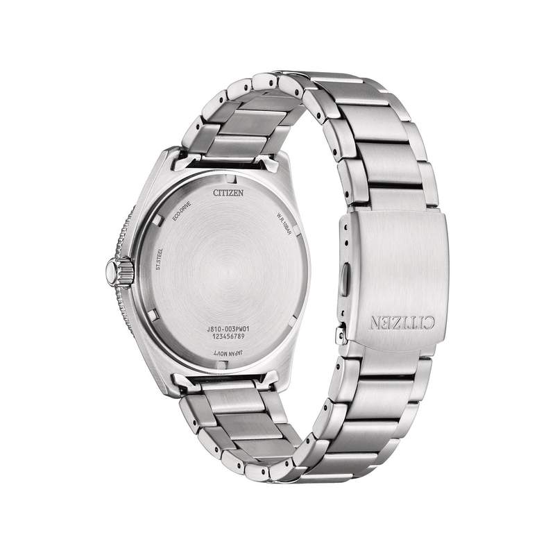 Montre CITIZEN sunset eco-drive homme eco-drive bracelet acier gris - vue 3