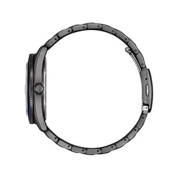 CITIZEN sunset eco-drive herenhorloge grijs roestvrij staal zwart roestvrij stalen armband