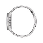 Montre CITIZEN platform urban chronograph homme eco-drive bracelet acier gris - vue 2