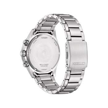 CITIZEN platform urban chronograaf heren eco-drive horloge grijs stalen armband