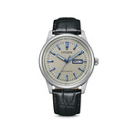 Montre CITIZEN platform sporty elegant homme automatique acier bracelet cuir noir - vue 1