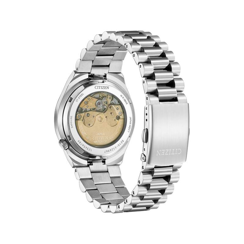 Montre CITIZEN tsuyosa homme automatique bracelet acier gris - vue 3