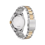 Montre CITIZEN platform classic homme eco-drive bracelet acier bicolore jaune - vue 3
