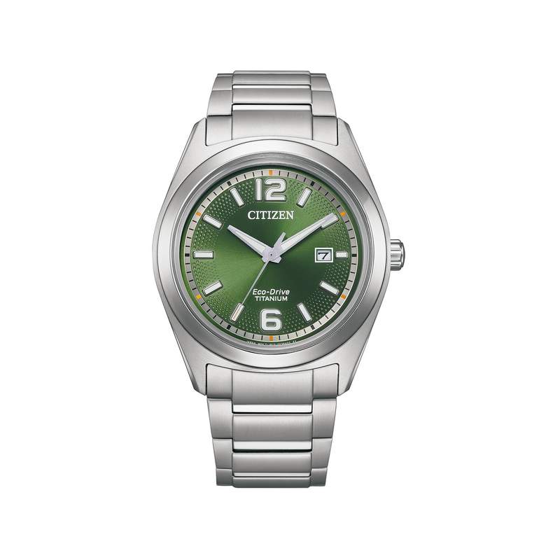 Montre CITIZEN super titanium homme eco-drive bracelet titane argent - vue 1