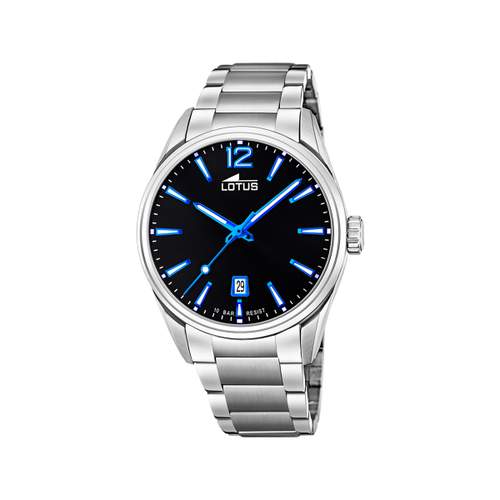 LOTUS Minimalist men's watch grey steel bracelet