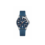 Montre HAMILTON Khaky Navy homme automatique acier bracelet caoutchouc bleu - vue 1