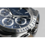 Montre HAMILTON Jazzmaster homme automatique, bracelet cuir bleu - vue D1