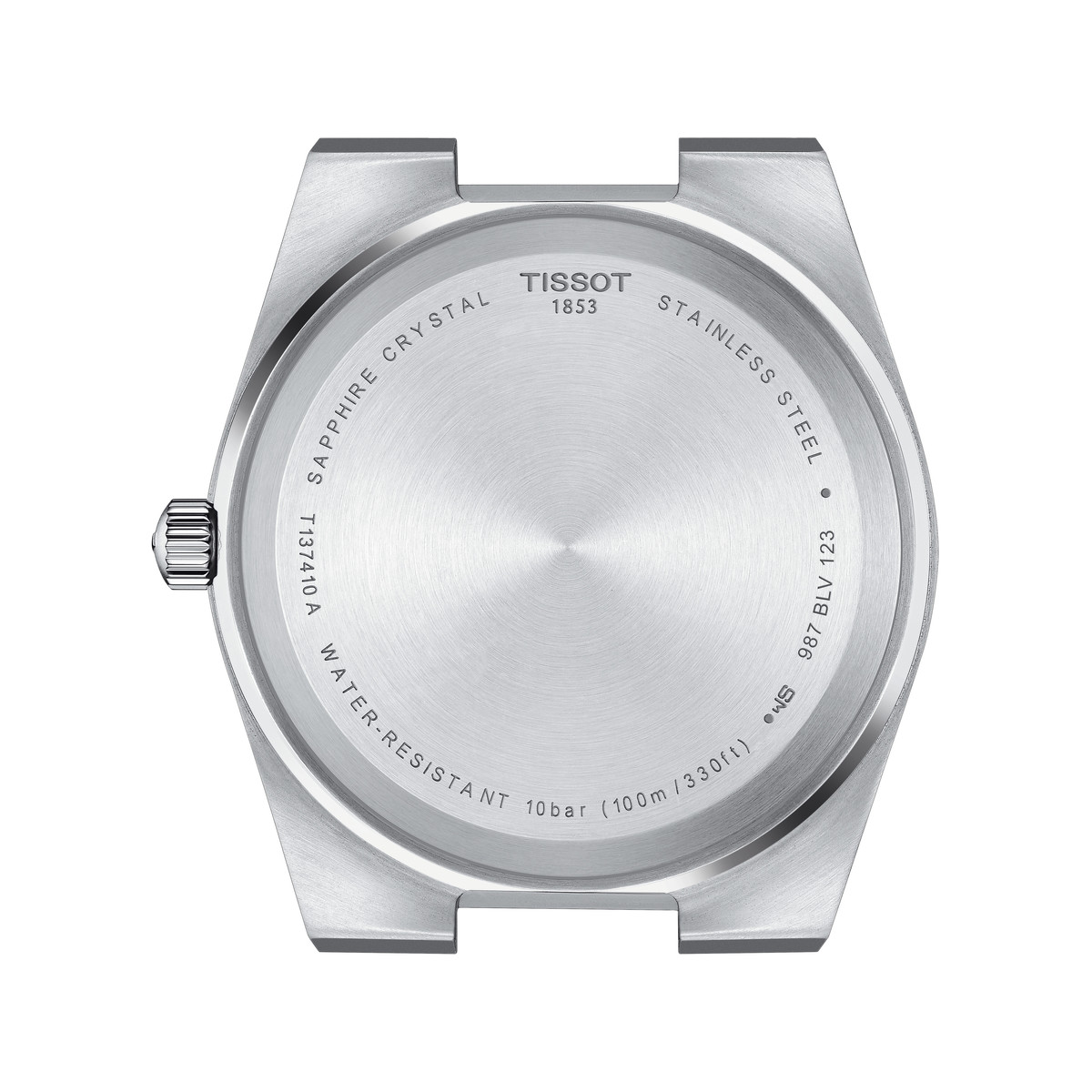 Montre TISSOT T-CLASSIC PRX 40 homme cadran vert bracelet acier gris - vue 3
