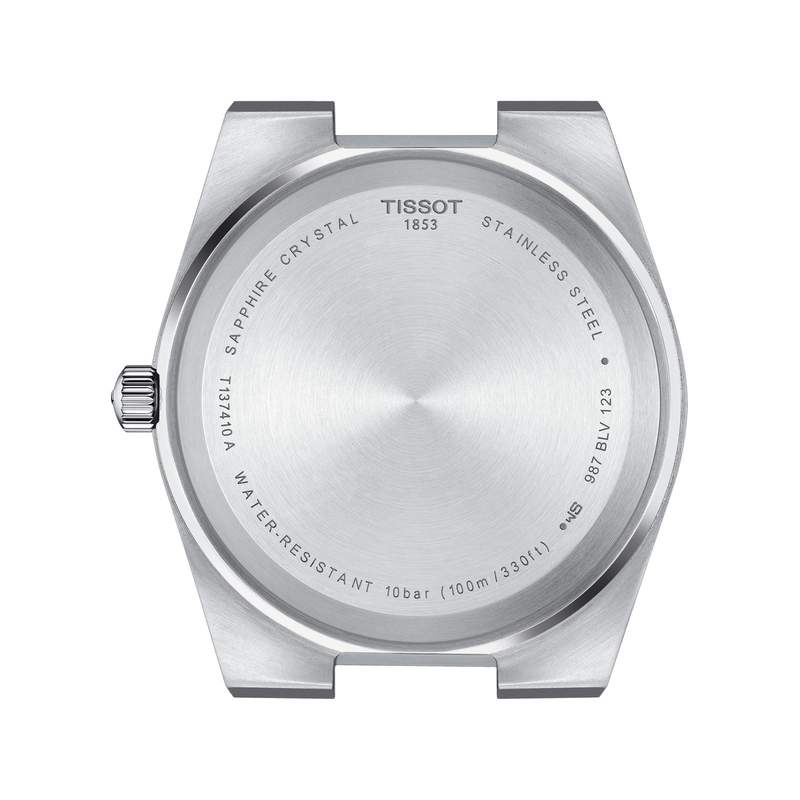 Montre TISSOT T-CLASSIC PRX 40 homme cadran vert bracelet acier gris - vue 3
