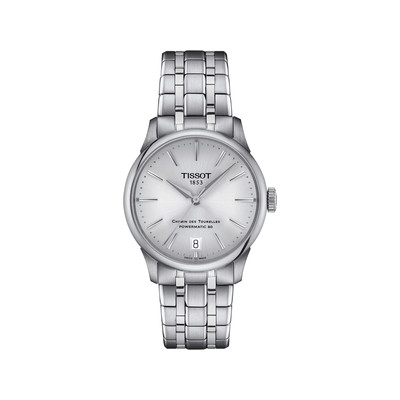 Montre TISSOT t-classic homme automatique bracelet acier gris