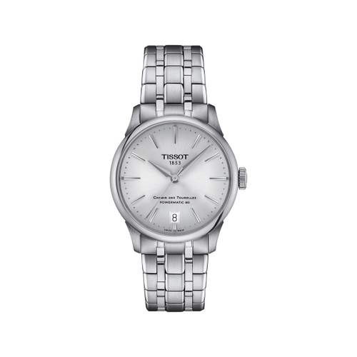 Montre TISSOT t-classic homme automatique bracelet acier gris