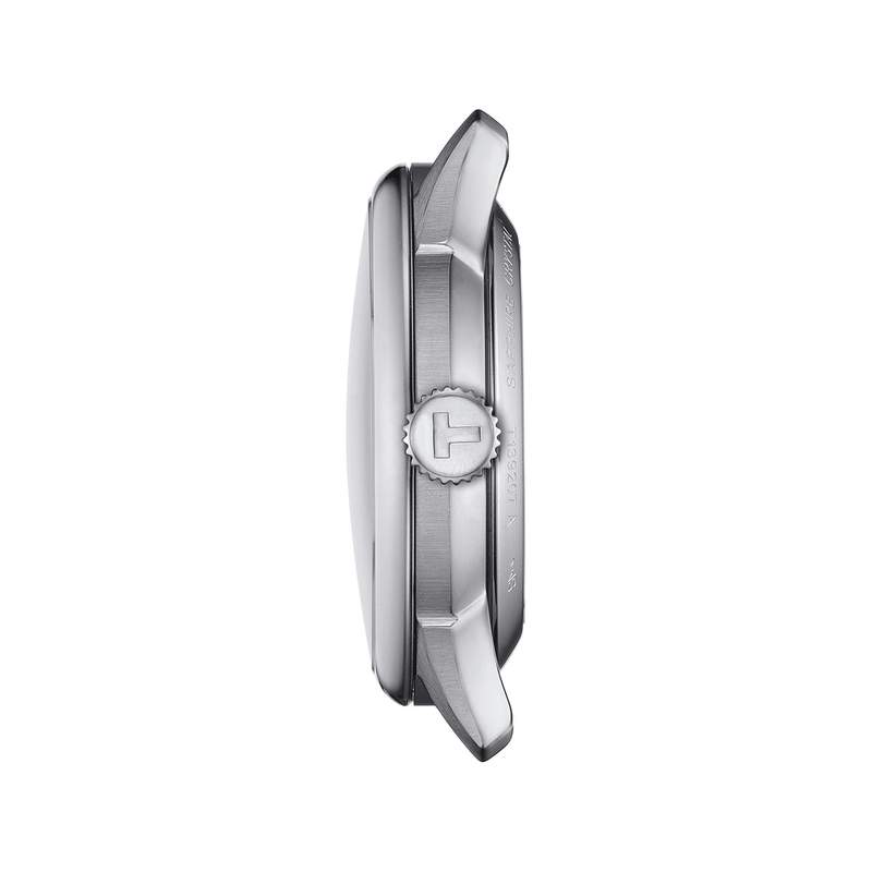 Montre TISSOT t-classic homme automatique bracelet acier gris - vue 2