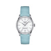 Montre TISSOT t-classic femme automatique acier bracelet cuir bleu - vue V1