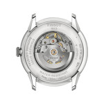 Montre TISSOT t-classic homme automatique acier bracelet cuir vert - vue 3