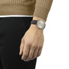 Montre TISSOT t-classic homme automatique acier bracelet cuir vert - vue Vporté 1