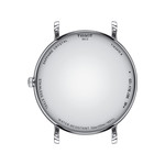 Montre TISSOT T-CLASSIC EVERYTIME homme cadran bleu bracelet cuir noir - vue 3