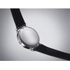 Montre TISSOT T-CLASSIC EVERYTIME homme cadran bleu bracelet cuir noir - vue VD2