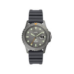 Montre FOSSIL Blue homme bracelet silicone gris - vue 1