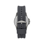 Montre FOSSIL Blue homme bracelet silicone gris - vue 3