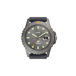 Montre FOSSIL Blue homme bracelet silicone gris - vue D2