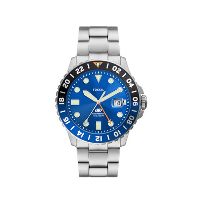 Montre FOSSIL Blue homme bracelet acier - vue 1
