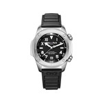 Montre EDEN PARK Sport homme automatique acier bracelet silicone noir - vue 1