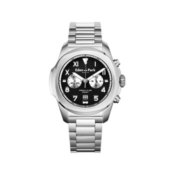 EDEN PARK Sport men's watch steel bracelet