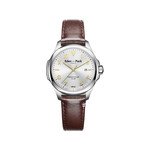 Montre EDEN PARK Club homme bracelet cuir brun - vue 1