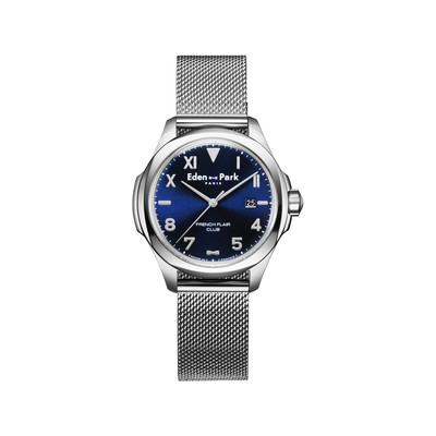 Montre EDEN PARK Club homme bracelet acier gris - vue 1