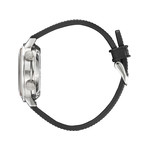 Montre LIP Grande Nautic-Océan homme automatique cadran bleu, bracelet caoutchouc noir, boitier acier inoxydable - vue 2