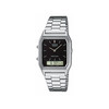 CASIO vintage edgy men's watch steel bracelet - vue V1