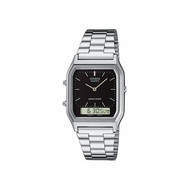 Montre CASIO vintage edgy homme bracelet acier