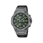 Montre EDIFICE classic homme bracelet acier gris anthracite - vue 1