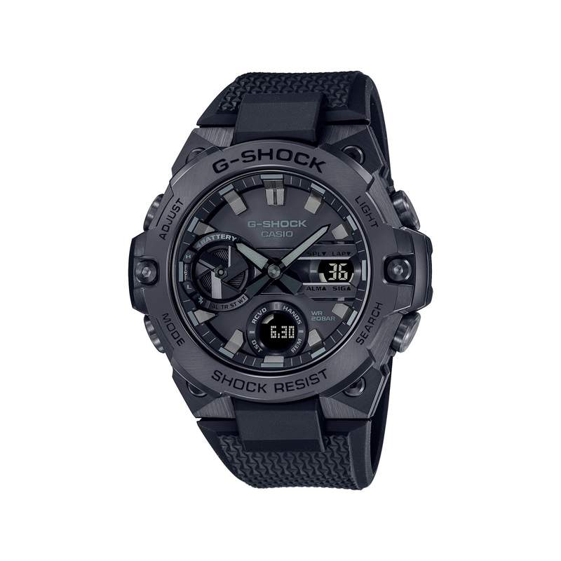 Montre G-SHOCK g-steel homme bracelet résine noire - vue 1