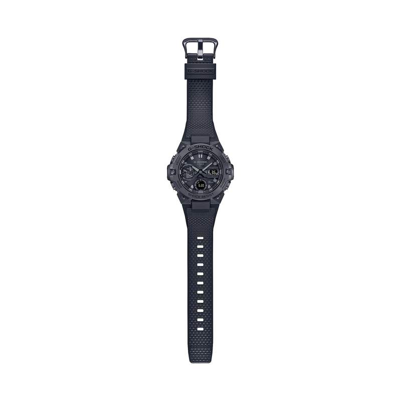 Montre G-SHOCK g-steel homme bracelet résine noire - vue D1