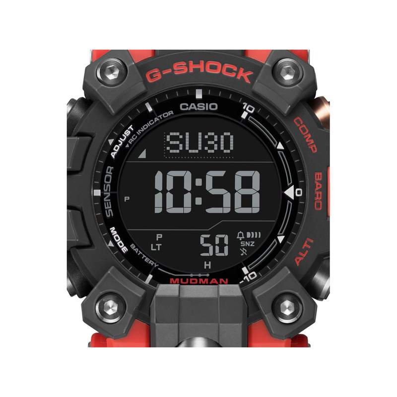 Montre G-SHOCK gulfmaster homme bracelet résine noire - vue D4