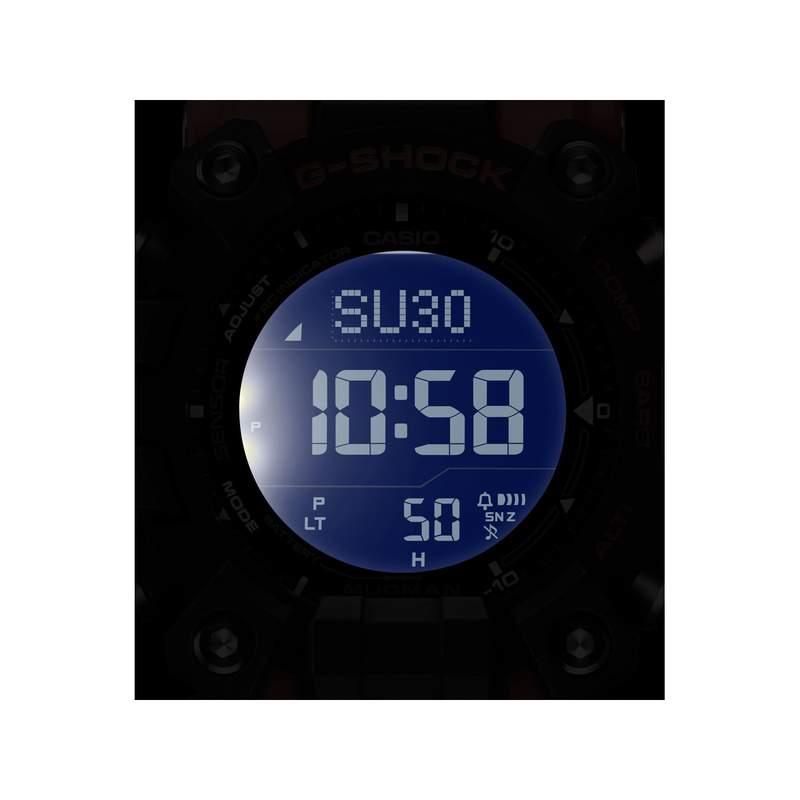 Montre G-SHOCK gulfmaster homme bracelet résine noire - vue D5