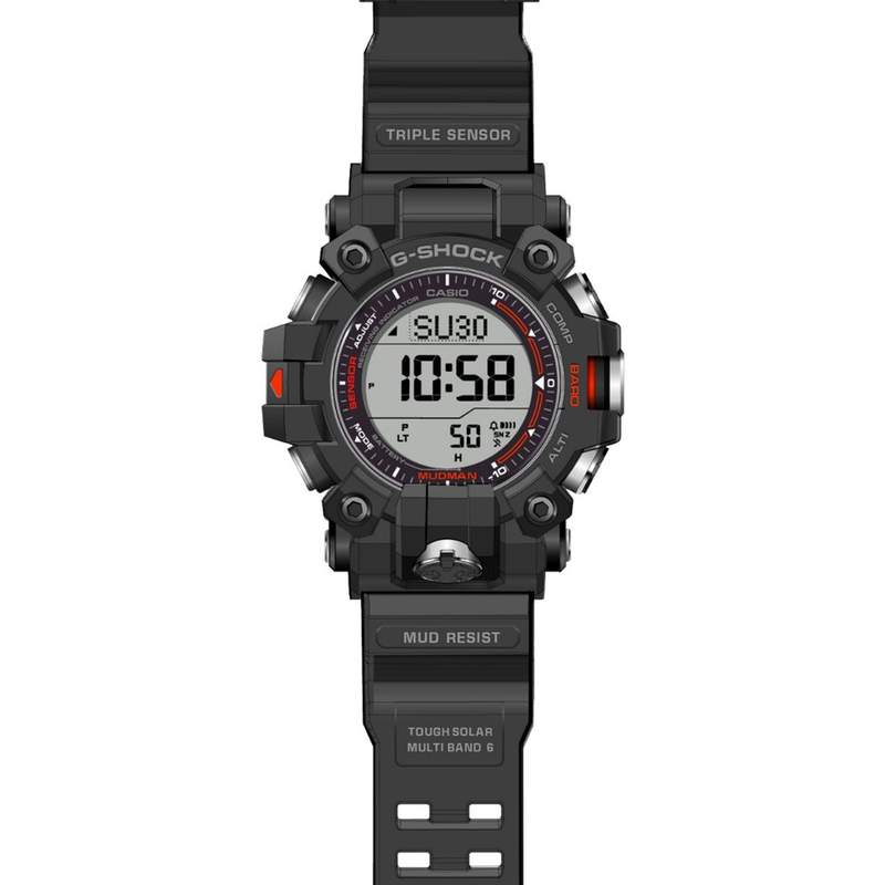 Montre G-SHOCK gulfmaster homme bracelet résine noire - vue D1