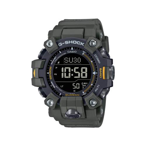 G-SHOCK gulfmaster men's watch green resin bracelet