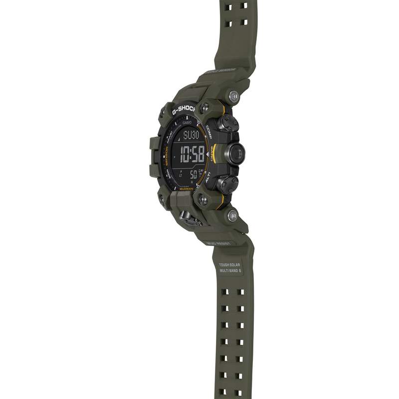 Montre G-SHOCK gulfmaster homme bracelet résine verte - vue D2