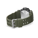 Montre G-SHOCK gulfmaster homme bracelet résine verte - vue D3