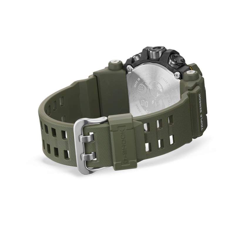 Montre G-SHOCK gulfmaster homme bracelet résine verte - vue D3