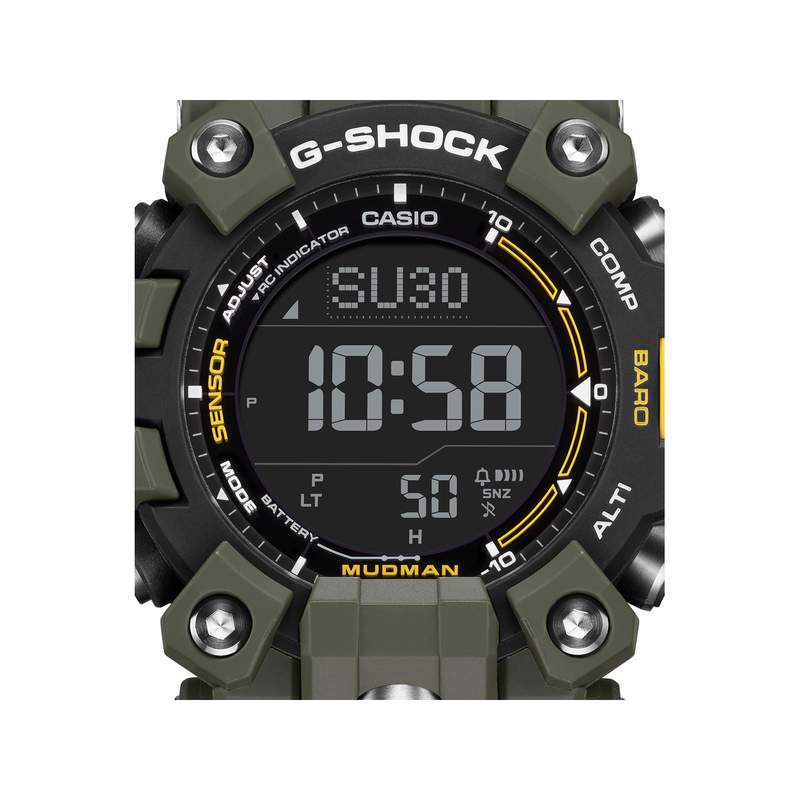 Montre G-SHOCK gulfmaster homme bracelet résine verte - vue D4
