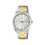 Montre CASIO homme bracelet acier bicolore - vue 1