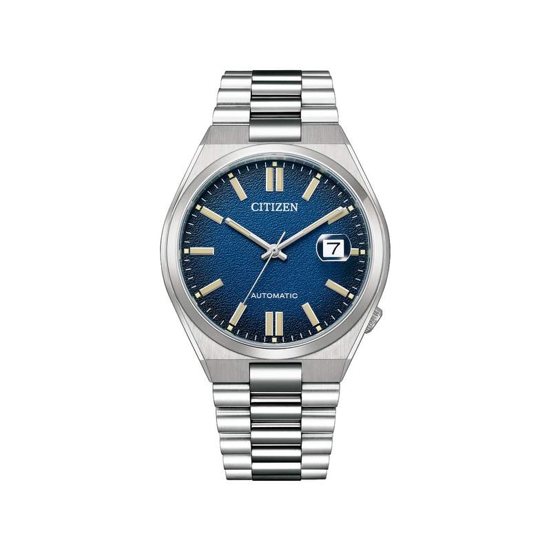 Montre CITIZEN Tsuyosa homme automatique bracelet acier gris - vue 1