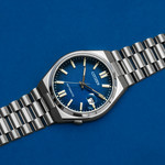 Montre CITIZEN Tsuyosa homme automatique bracelet acier gris - vue D1