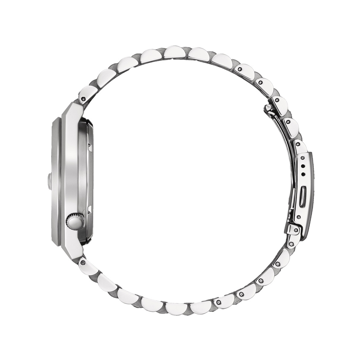 Montre CITIZEN Tsuyosa homme automatique, bracelet acier gris - vue 2