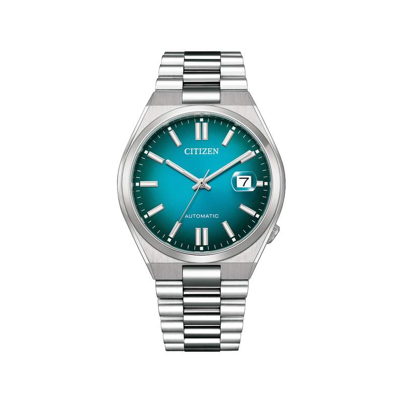 Montre CITIZEN Tsuyosa homme automatique bracelet acier gris - vue 1